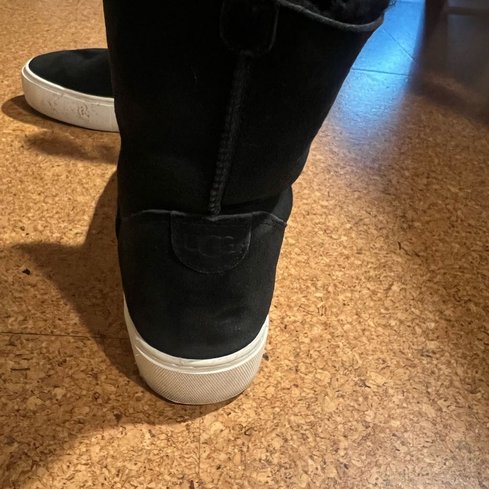 UGG Black Ankle Boots - Picture 2 of 9